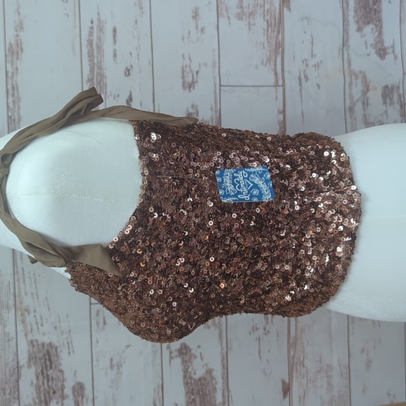 Free People sequined Top NWT size medium - Picture 3 of 5